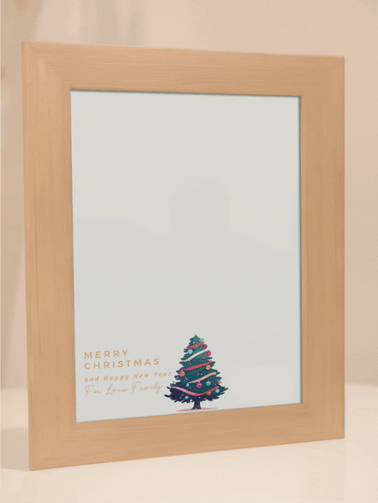 Christmas Gift Surprise Christmas Tree Photo Light Frame