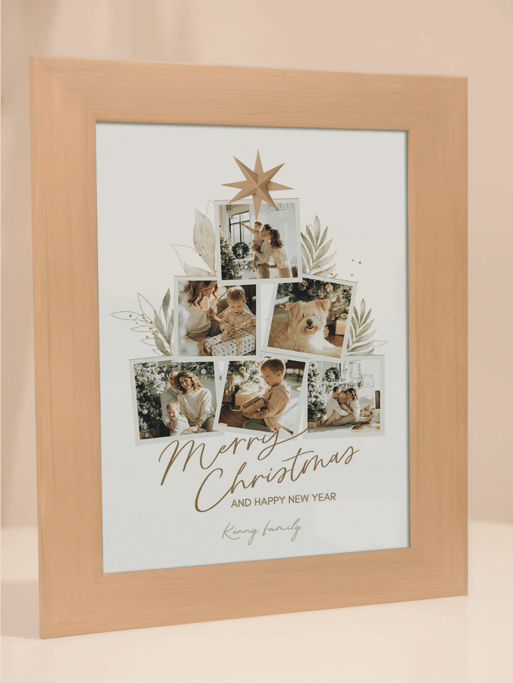 Christmas Gift Warmth Christmas Tree Photo Light Frame