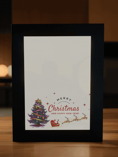Christmas Gift Christmas Tree Family Photo Light Frame
