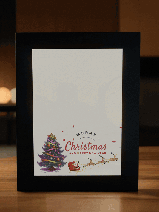 Christmas Gift Christmas Tree Family Photo Light Frame