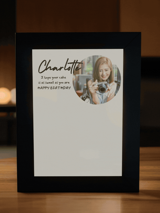 Sweet Birthday Wishes Photo Light Frame
