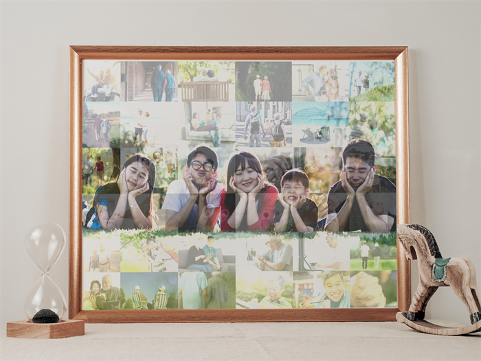 Custom Mosaic Photo Design Frame | A Memory Within Memories