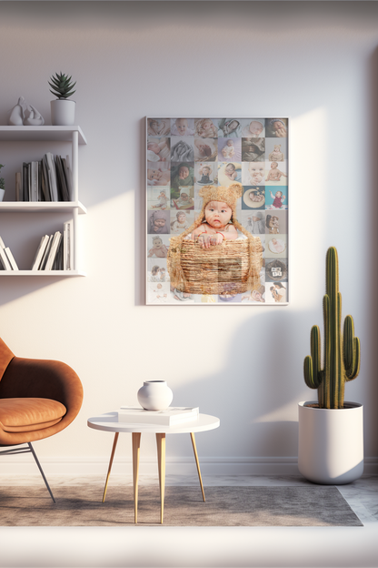 Custom Mosaic Photo Design Frame | A Memory Within Memories