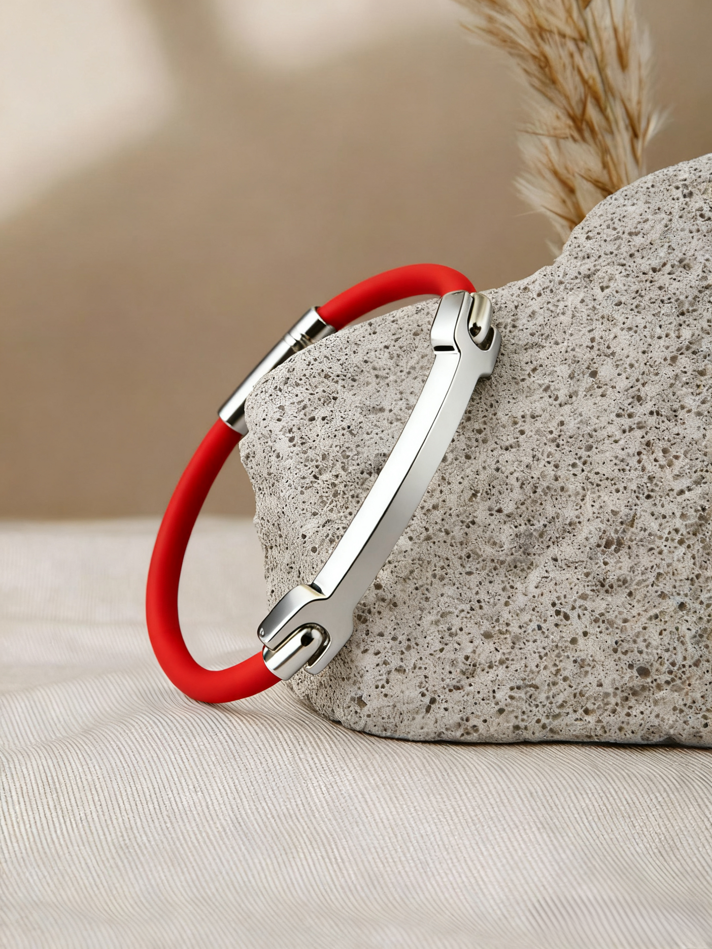 The Perfect Gift for Him, Her & Everyone | RS Anti-Static Bracelet | Fashion Meets Function in a Unisex Design - RedSilver