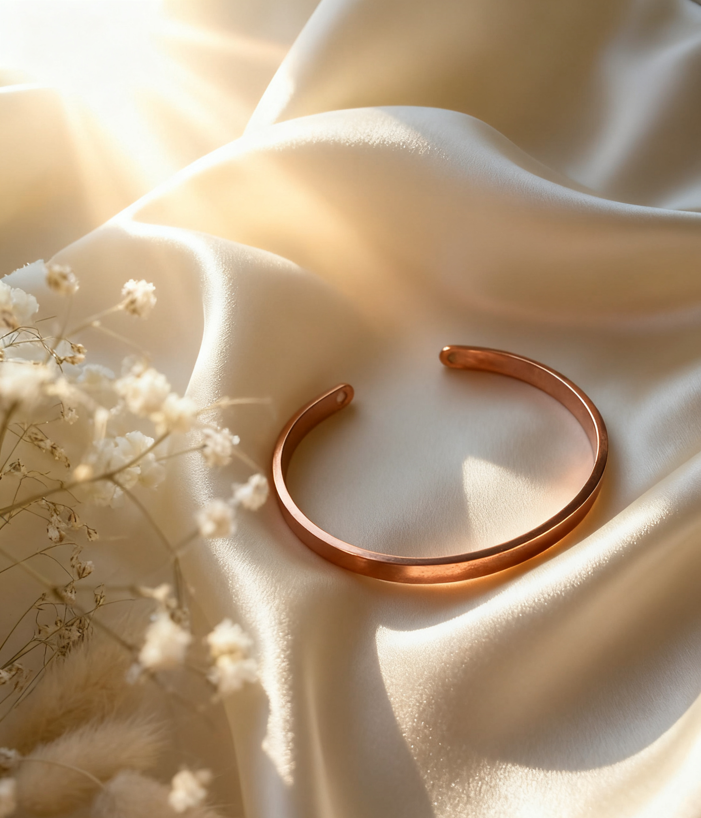 The Perfect Gift for Him & Her | Custom Heart Stainless Steel Bangle | Minimalist Love, Personalized Touch - RoseGold