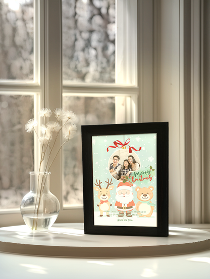 Christmas Gift Cute Christmas Ornament Photo Light Frame