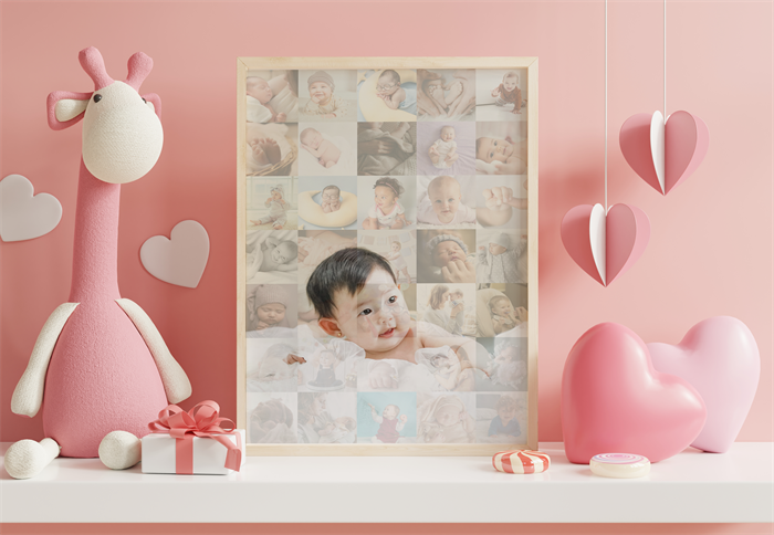 Custom Mosaic Photo Design Frame | A Memory Within Memories