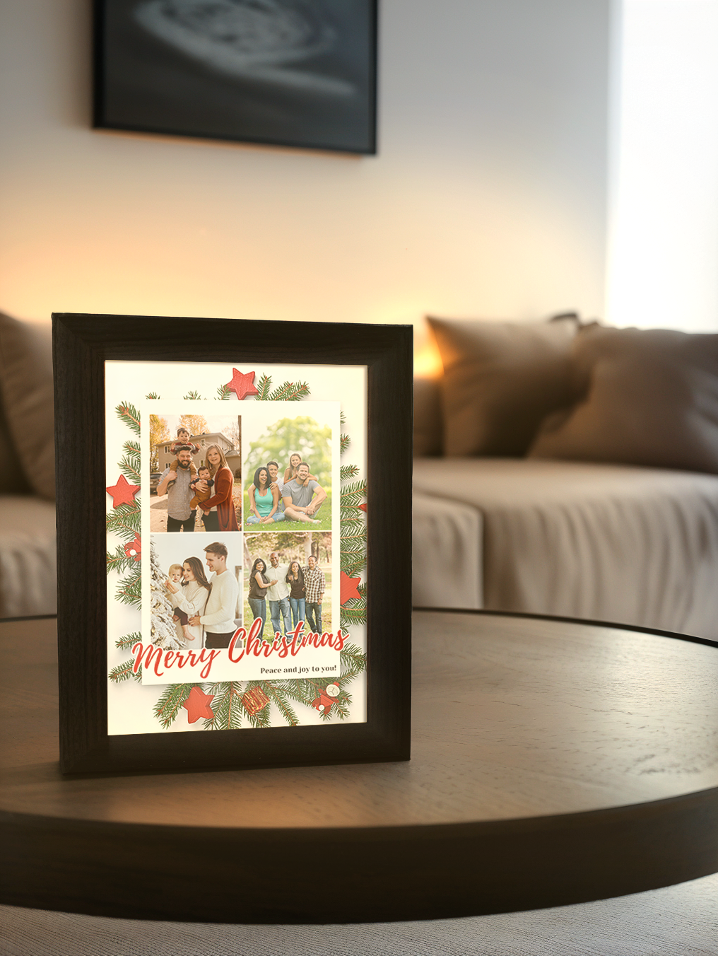 Christmas Gift Lovely Photo Light Frame