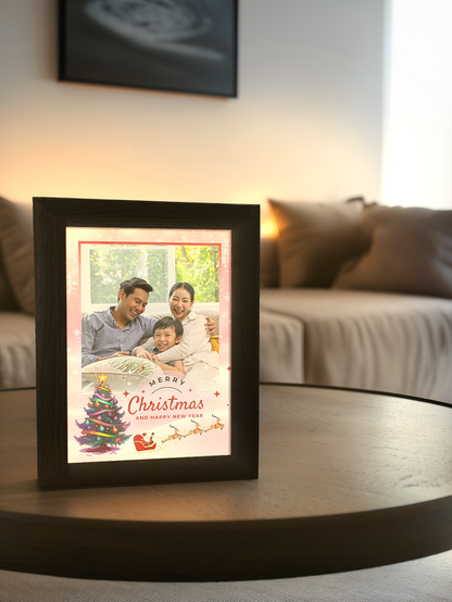 Christmas Gift Christmas Tree Family Photo Light Frame