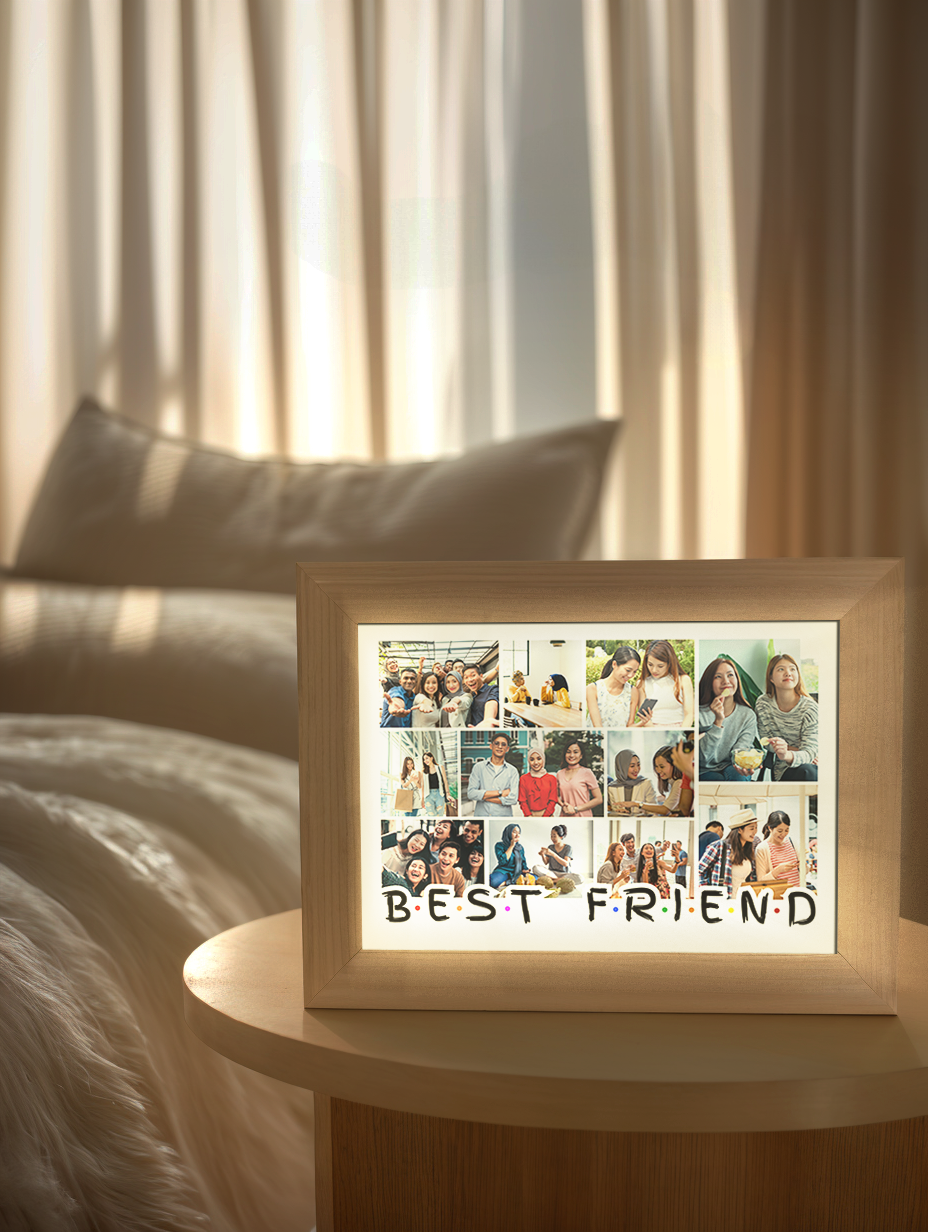 Friendship Memory Photo Collection Light Frame