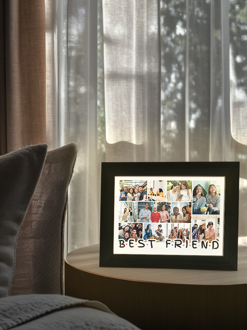 Friendship Memory Photo Collection Light Frame