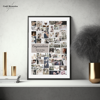 Custom Portrait Multi Photo Design Frame | A Memory Within Memories