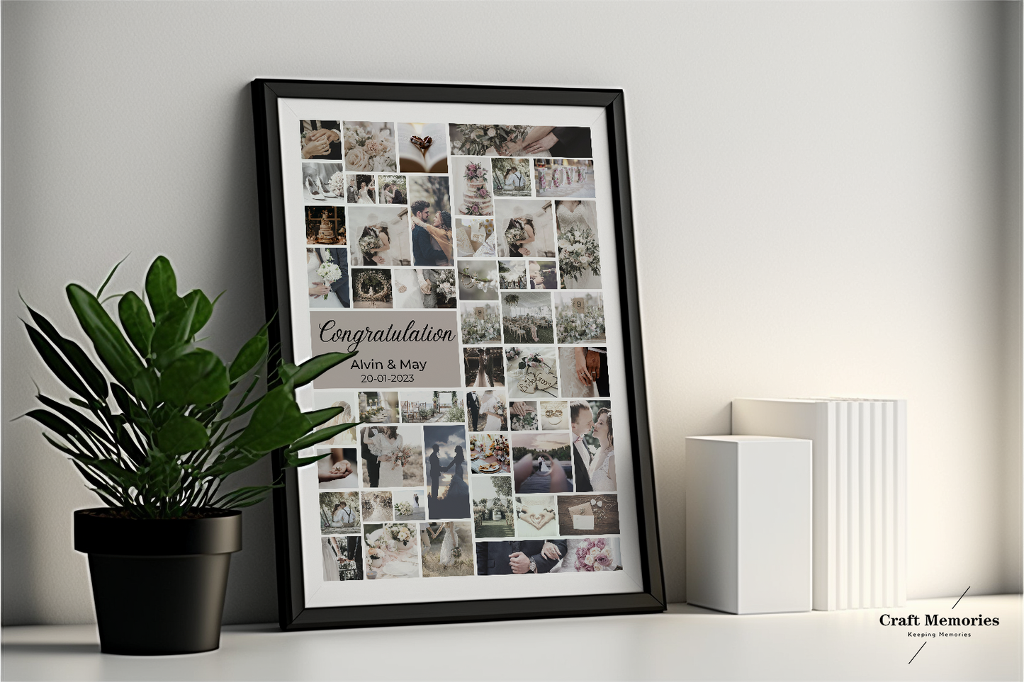 Custom Portrait Multi Photo Design Frame | A Memory Within Memories