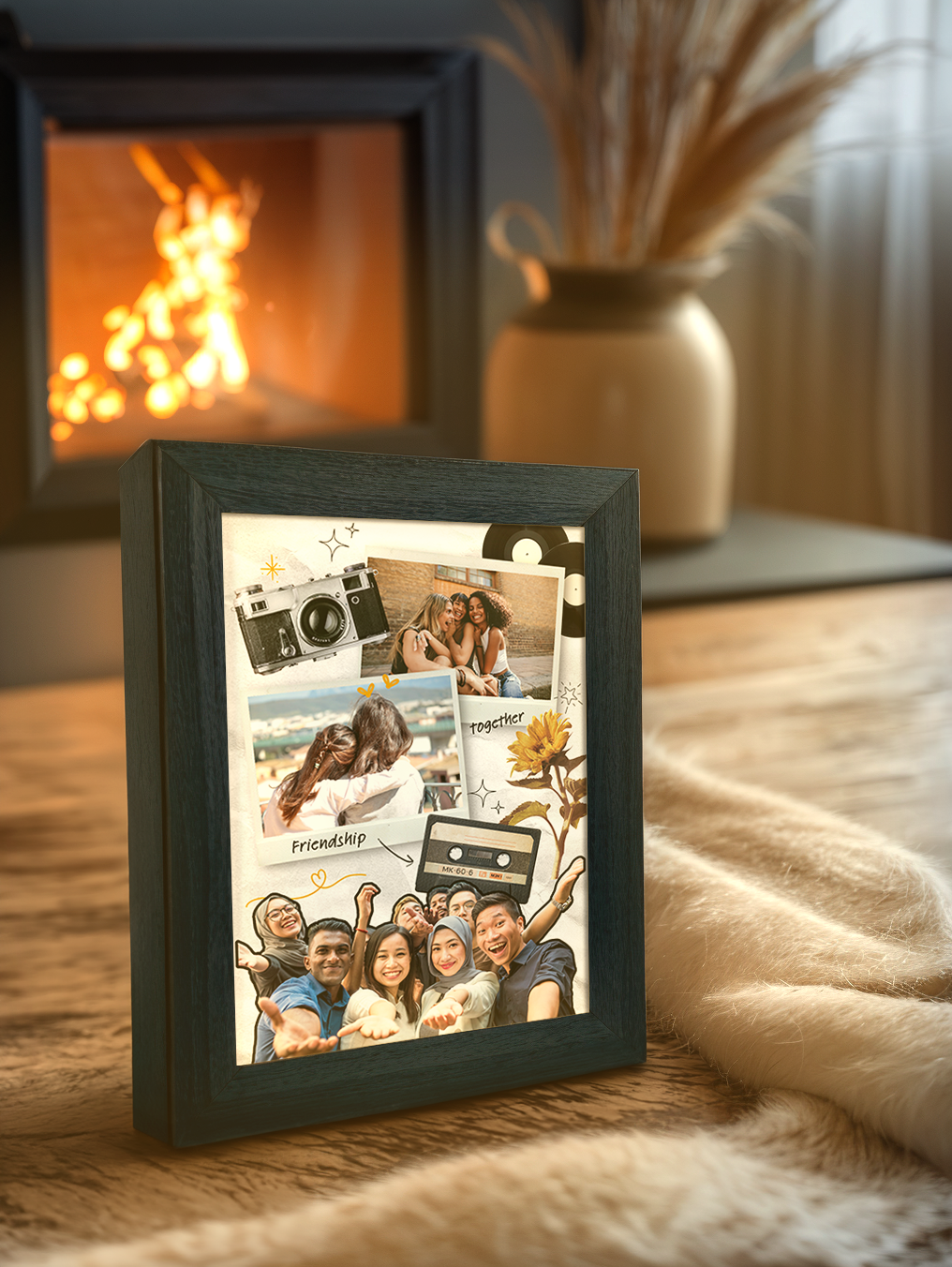 Friendship together Photo Light Frame